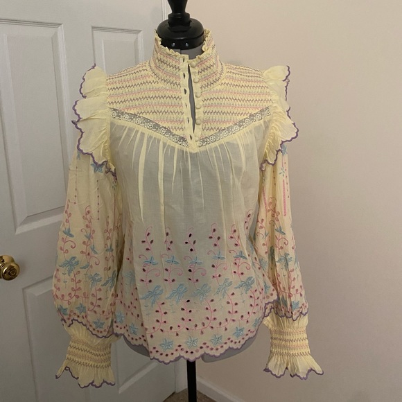 SOLD! LoveShackFancy Kassie Top - Picture 4 of 10